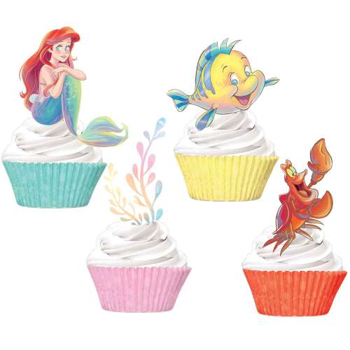 The Little Mermaid Cupcake Decorating Kit - Click Image to Close